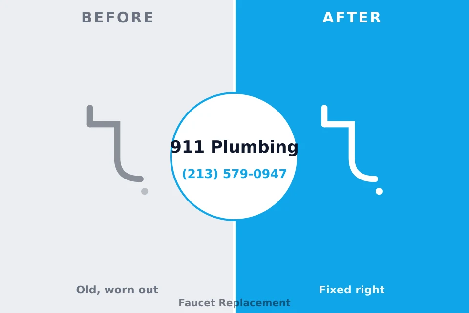 Before and after: plumbing company Capitol Heights, MD